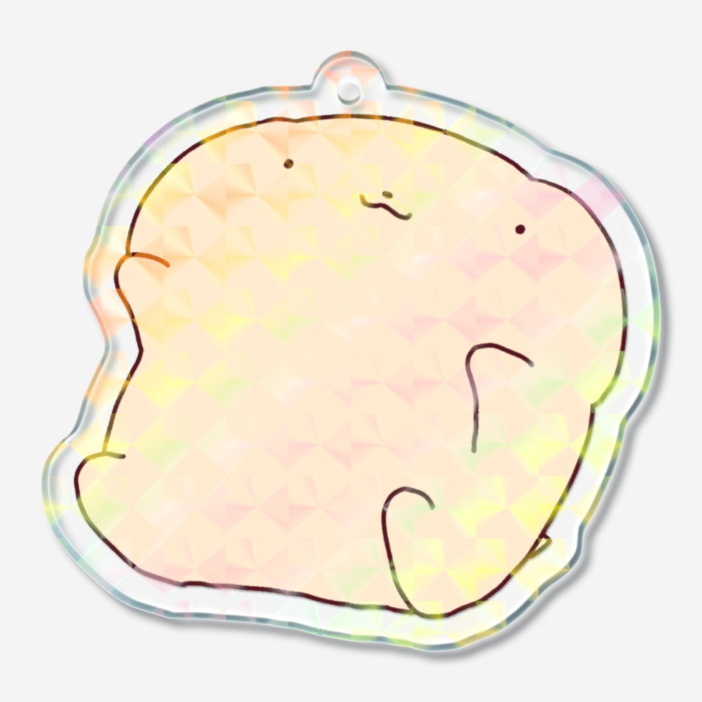 ふにょんぬだっこホログラムアクリルキーホルダー