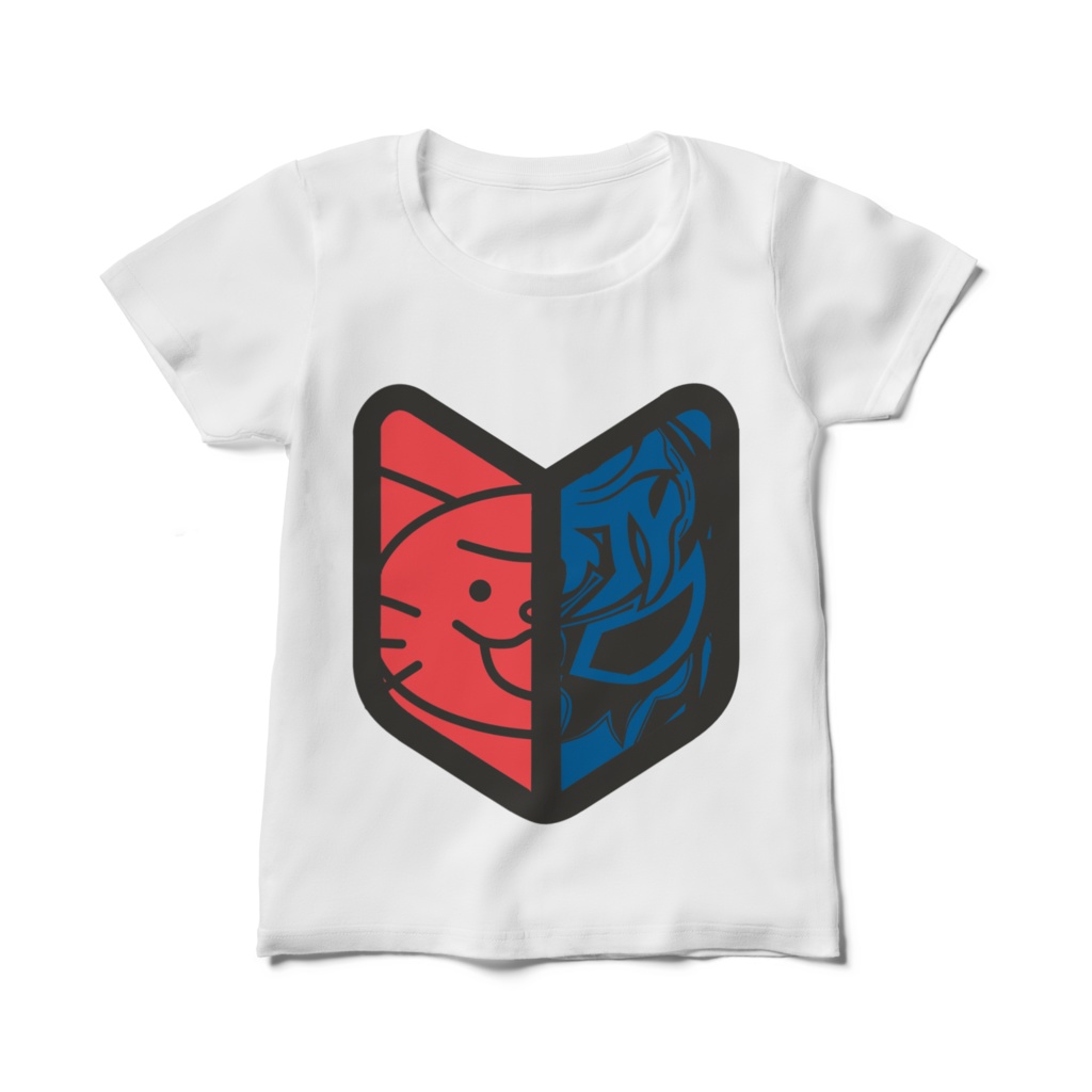 レディースTシャツ（克巳猫＆スパイダーJr）