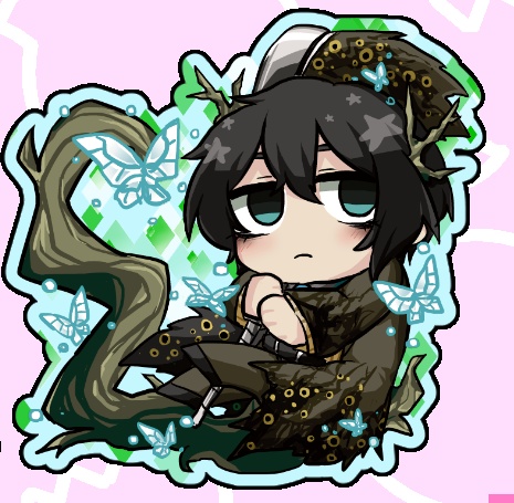 【アクリルキーホルダー】提灯シンクレア・提灯EGO人格イサン【ペタルグリーンアクリル】