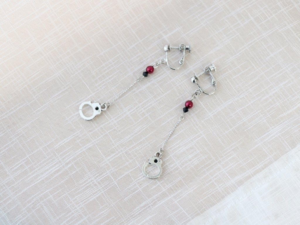 ヒプノシスマイク 入間銃兎イメージイヤリング 透明折紙 Booth