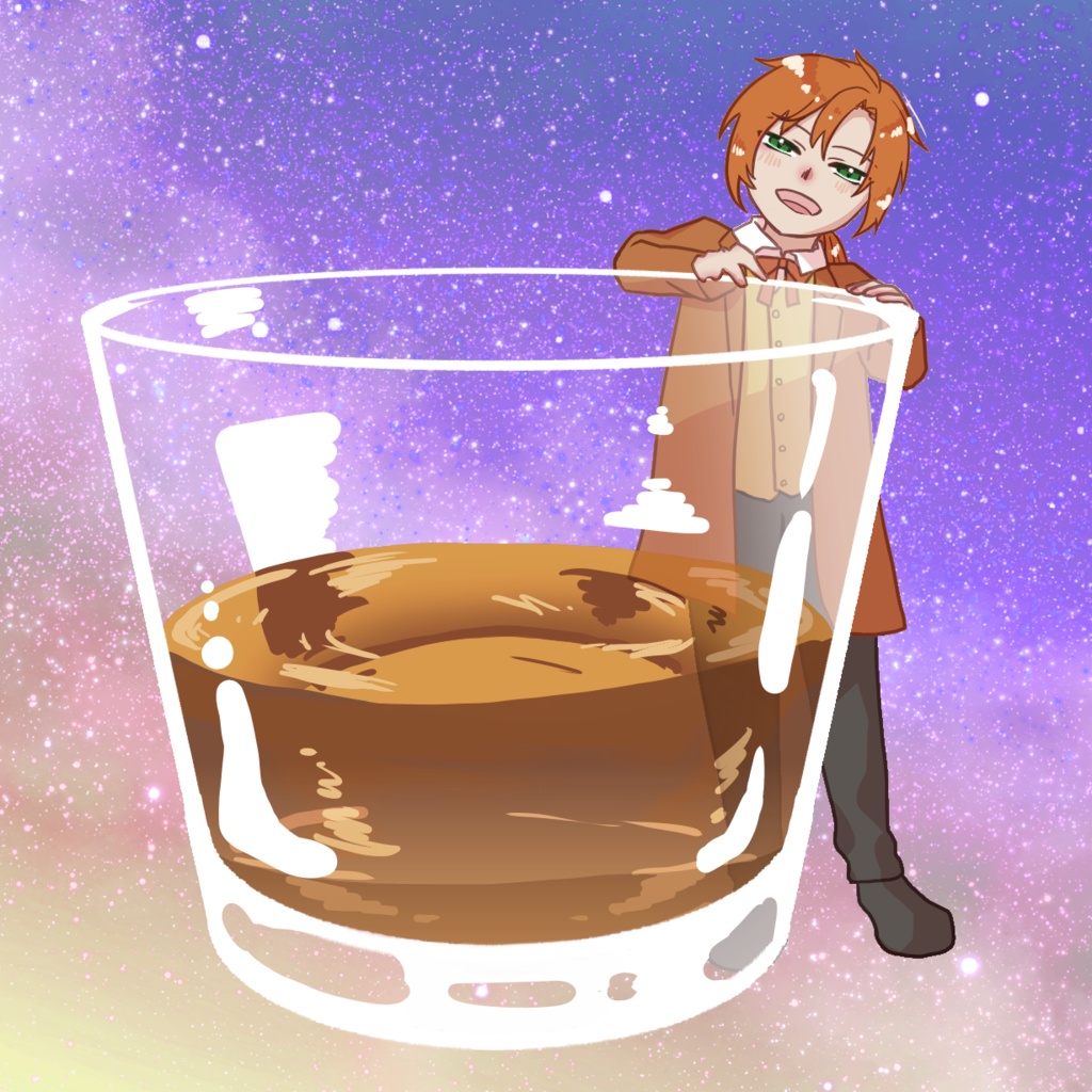 【アクスタ】シェイマスだかウィリアムだかさんと乾杯できるアクスタ