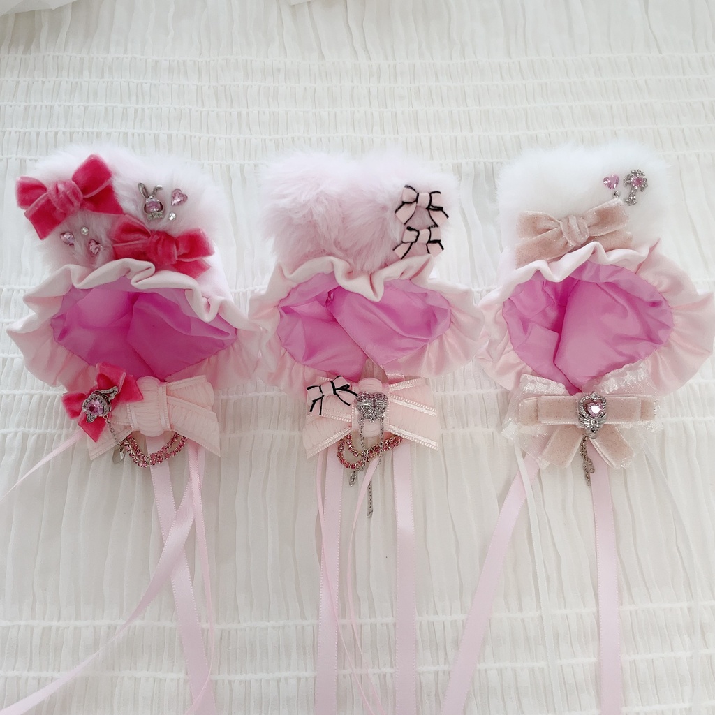 10cmぬい向けボンネット&リボンセット