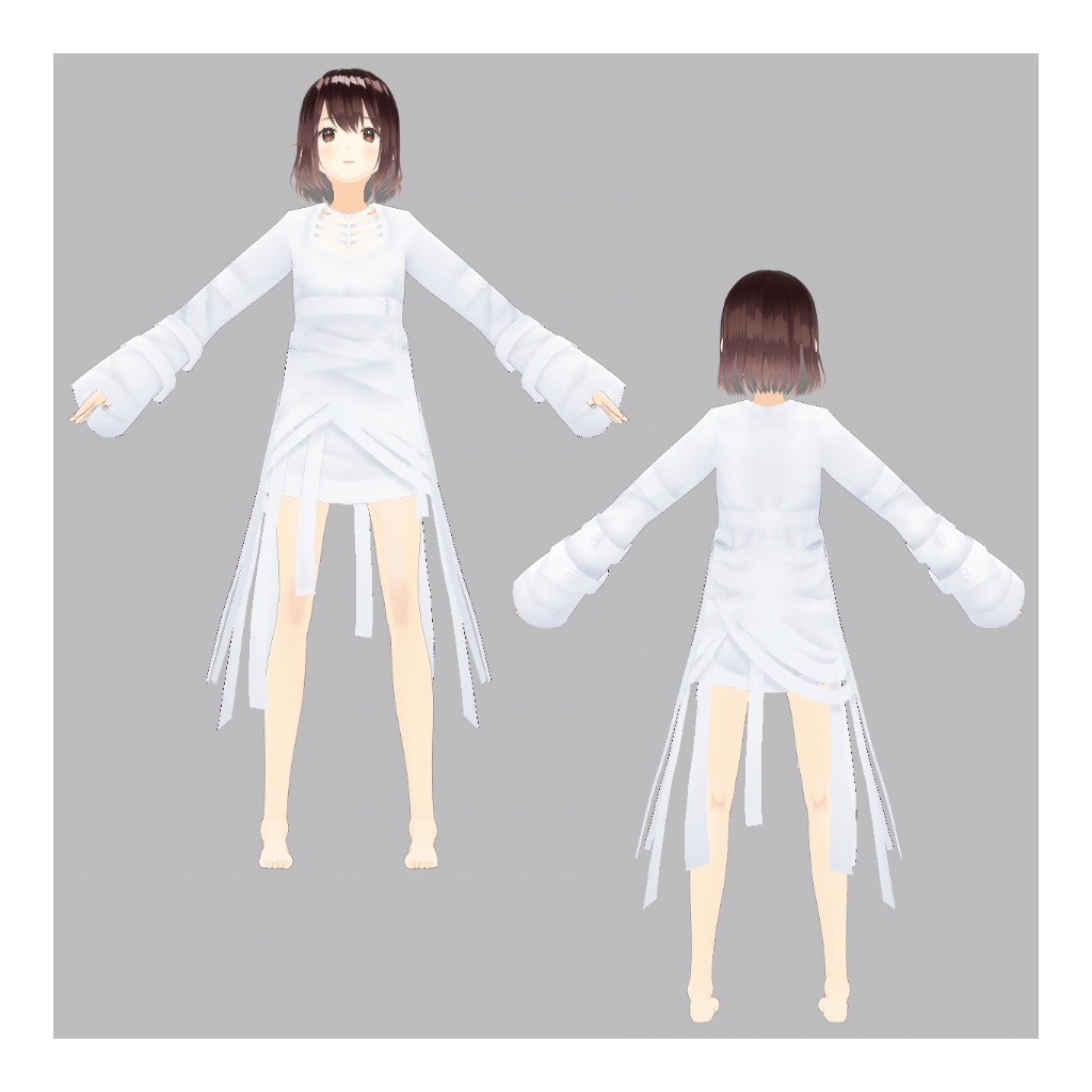 【VRoid衣装】ミイラ風トップス