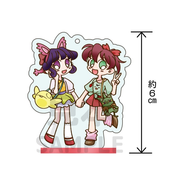夢の国風まりん&萌ちゃんミニアクリルスタンド