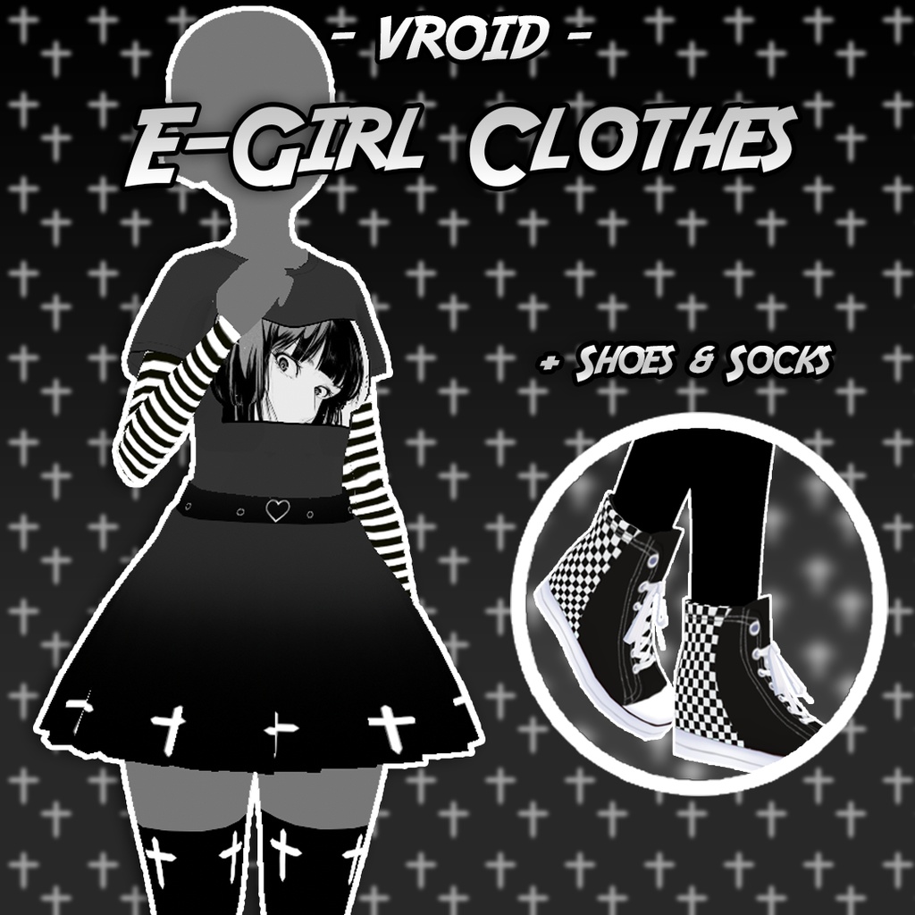 【VRoid】E-Girl Clothes