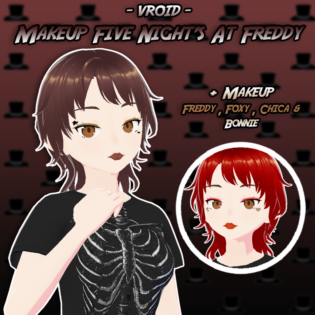 【VRoid】Makeup Five Night's At Freddy's