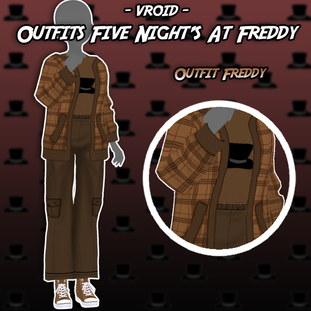 【VRoid】Outfit Five Night's At Freddy's