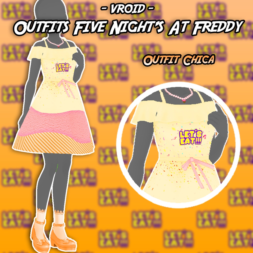 【VRoid】Outfit Five Night's At Freddy's