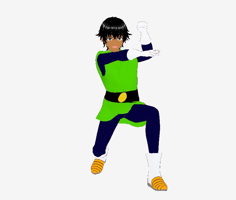 Great saiyaman and Great saiyaman (damage)
