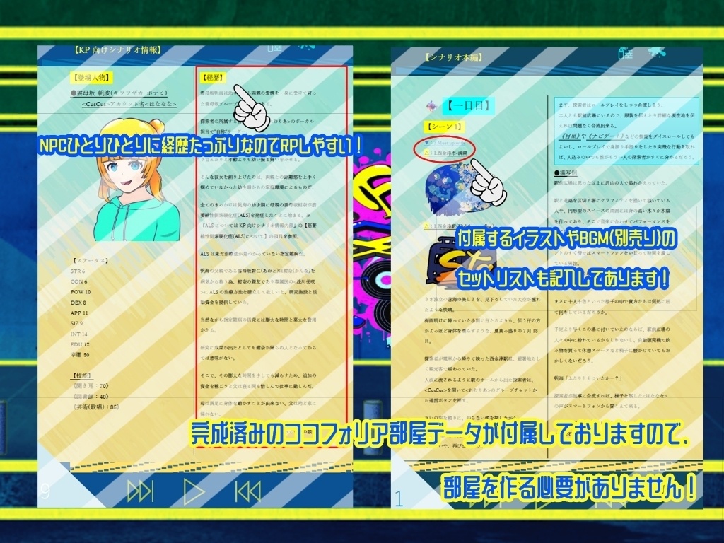 【クトゥルフ神話TRPG/6版】「Graffiti&Groove」SPLL:E187815