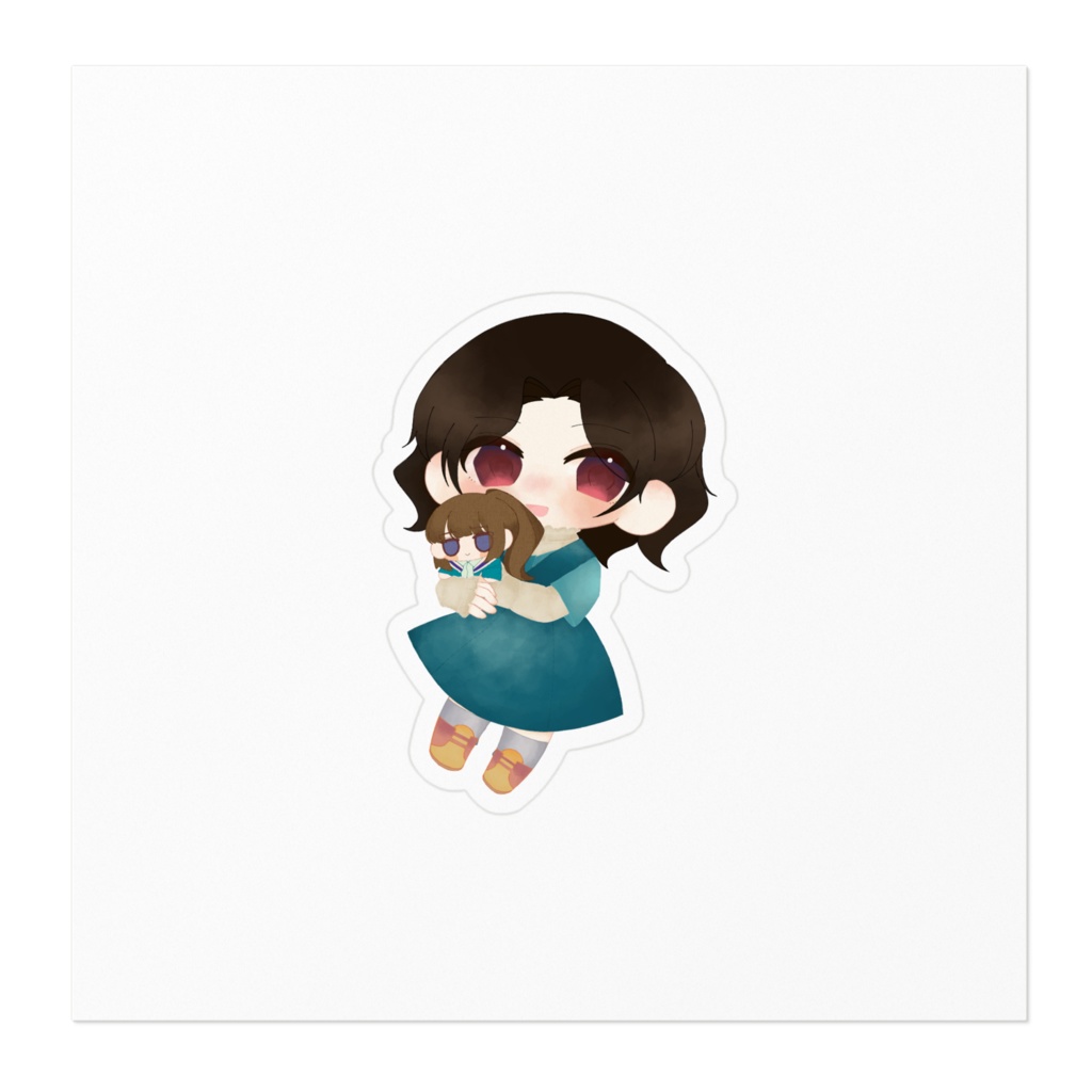 知唹ちゃんステッカー