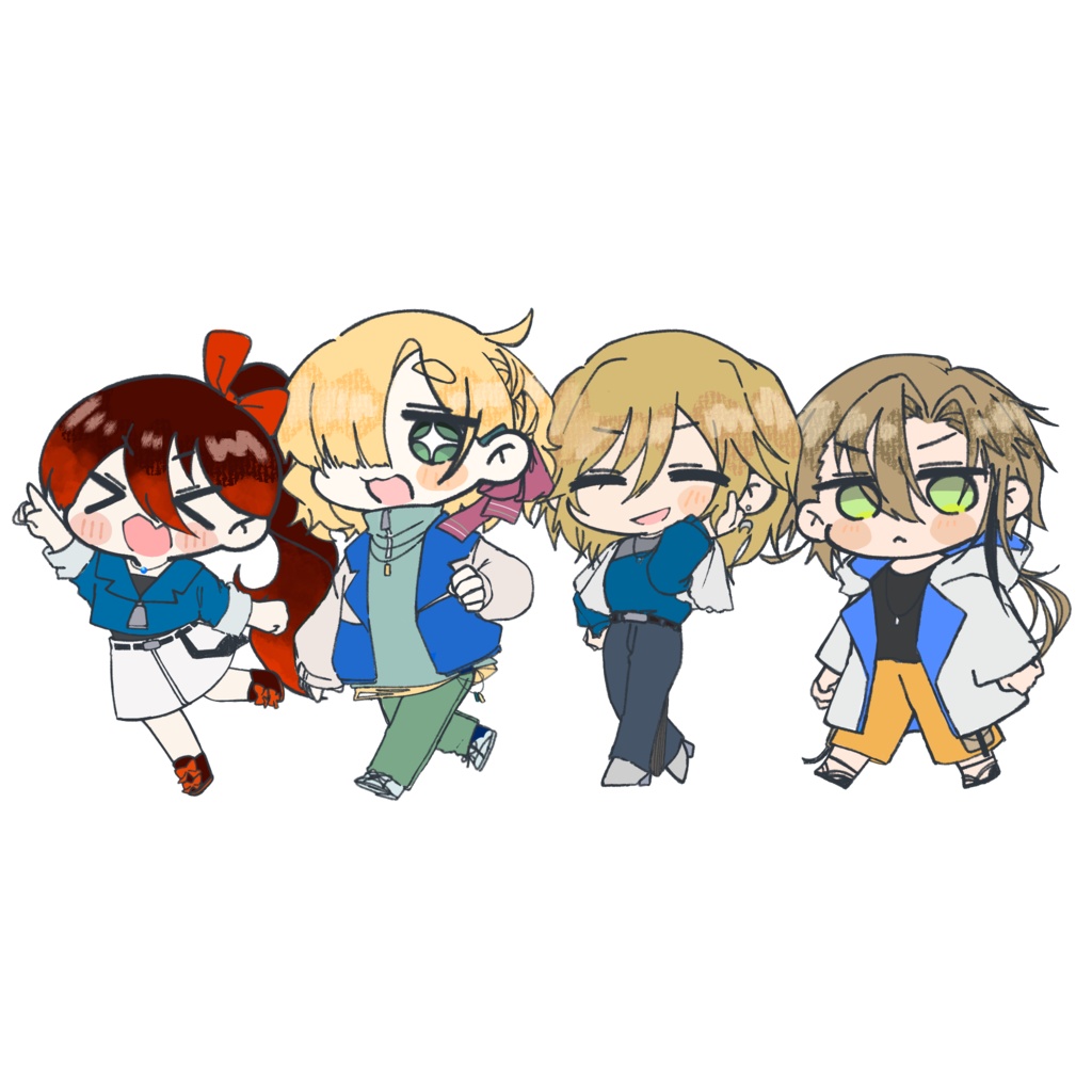 まえひれ組ステッカー