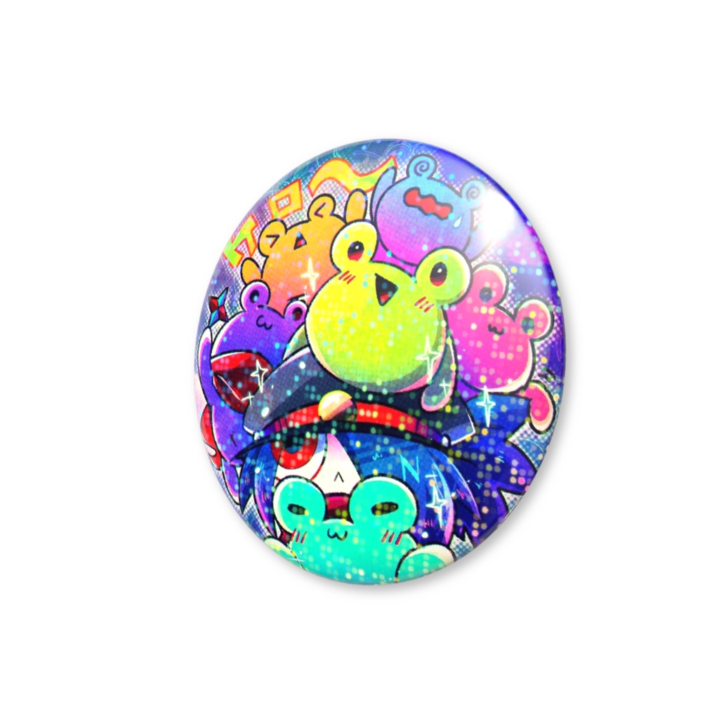 【復刻】昔tgsでバラマキした缶バッジ キラキラ版