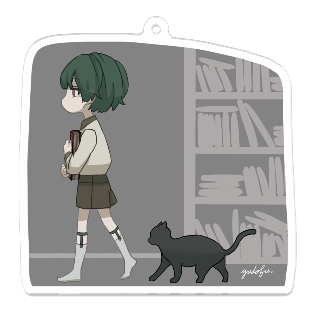 黒猫と少年のアクキー