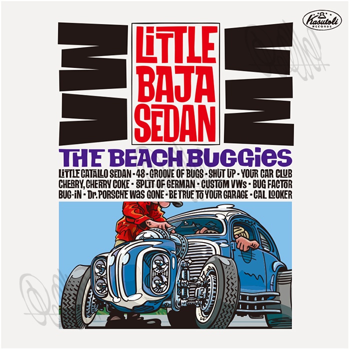 Little Baja Sedan / The Beach Buggies (A3ポスター)