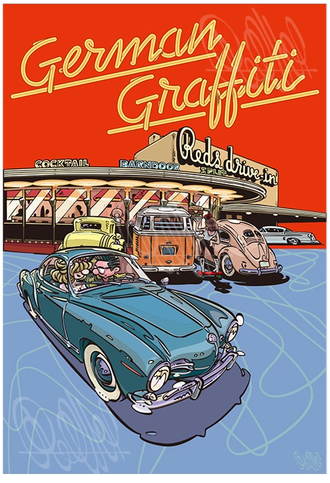 German Graffiti (A3ポスター)