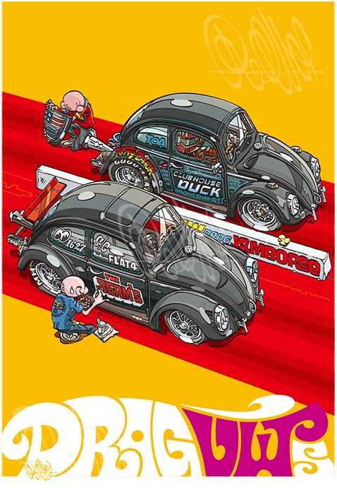 Drag VWs (A3ポスター)