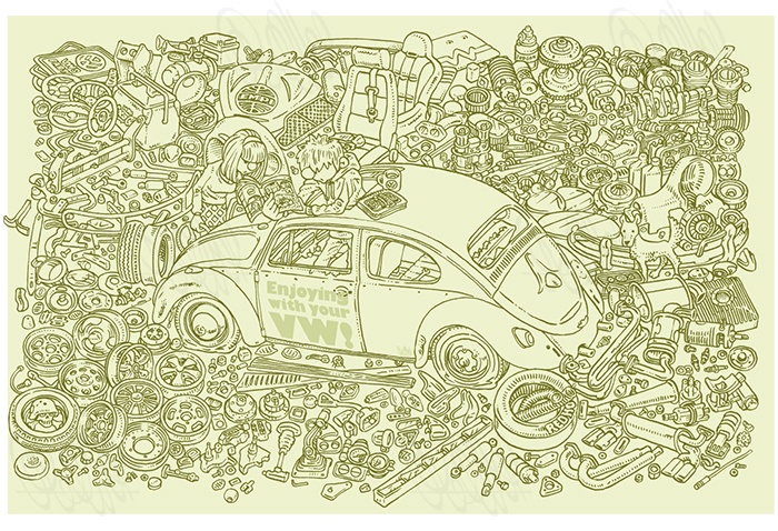 How To Enjoy Your VW (A3ポスター)