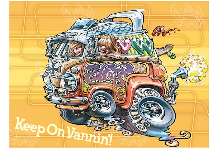 Vanning VW Type2 (A3ポスター)