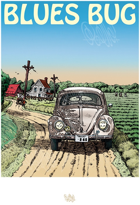 Country Blues Bug (A3ポスター)