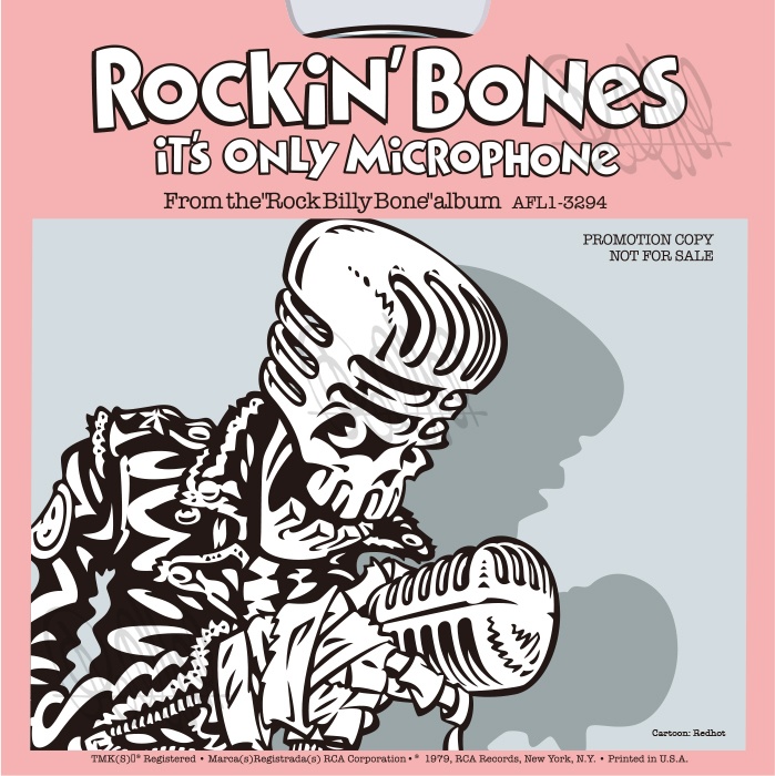 It's Only Microphone - Rockin' Bones (A3ポスター)