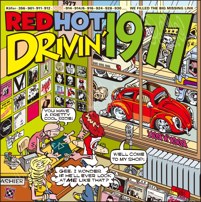 Redhot Drivin' 1977 (A3ポスター)