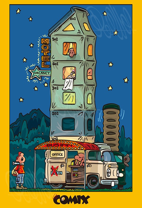 VW Bus Inn (A3ポスター)