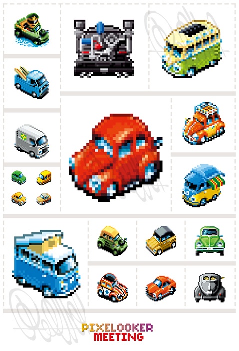 VW Icon Park (A3ポスター)