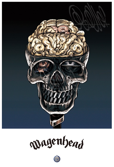 VW fake AD series 2 : Wagenhead (A3ポスター)