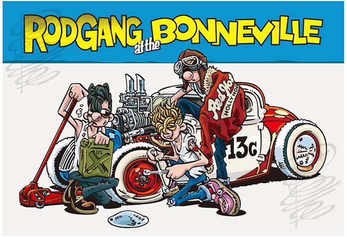 Rod Gang at the Bonneville (A3ポスター)