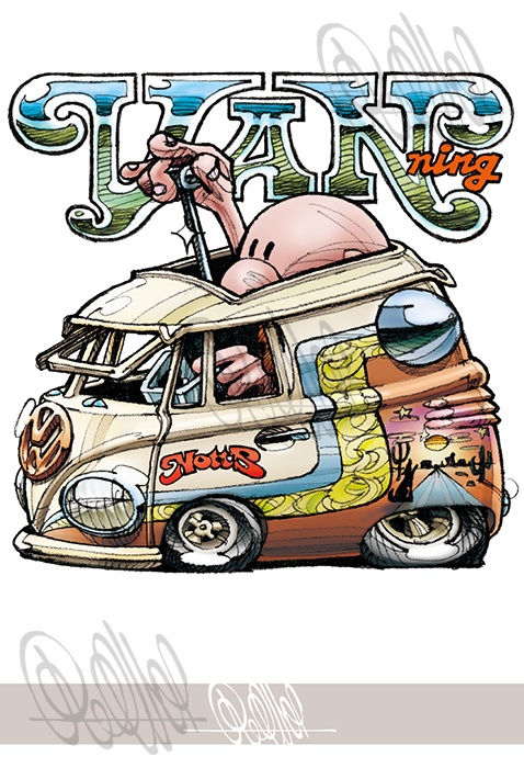 Vanning VW Kid (A3ポスター)