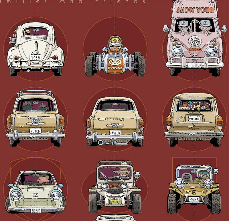 We Welcome All VW Families And Friends (A3ポスター)