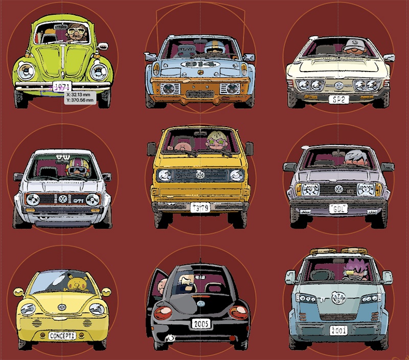We Welcome All VW Families And Friends (A3ポスター)