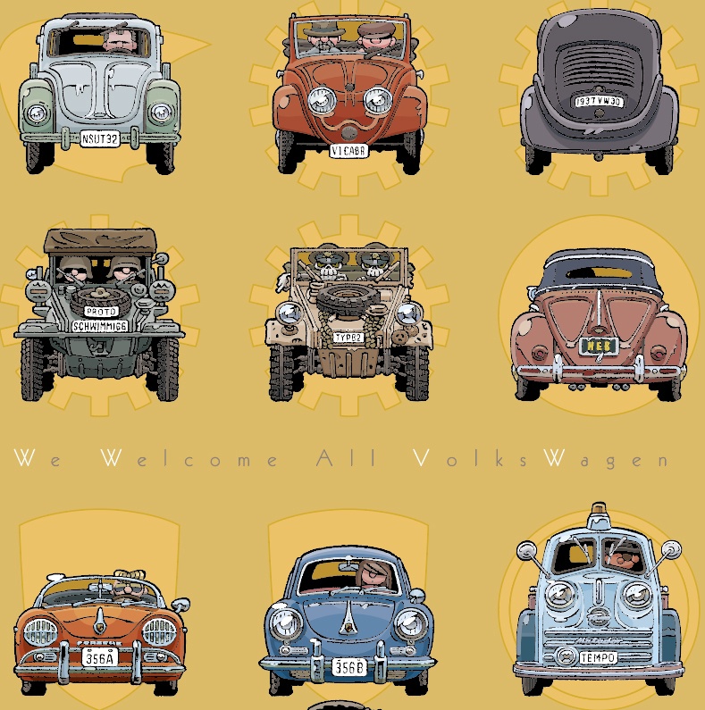 We Welcome All VW Families And Friends (A3ポスター)