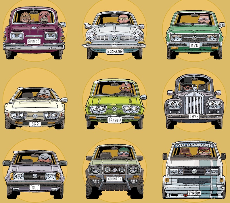 We Welcome All VW Families And Friends (A3ポスター)