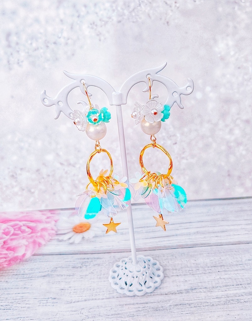 ☆ 値下げ☆ 非公式 第五人格 星座シリーズ 女子サバイバー イヤリングピアス