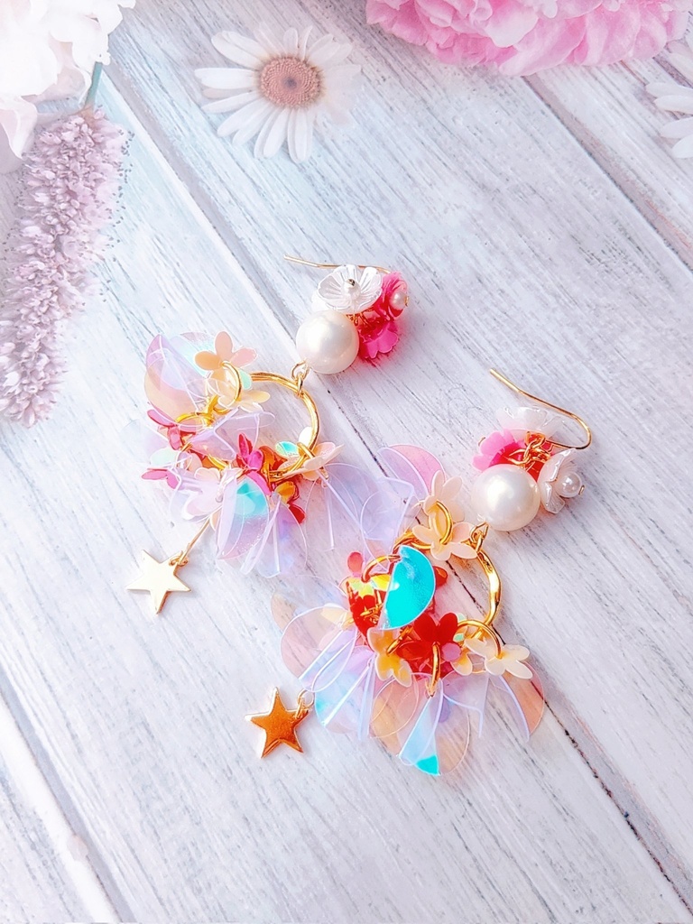 ☆ 値下げ☆ 非公式 第五人格 星座シリーズ 女子サバイバー イヤリングピアス