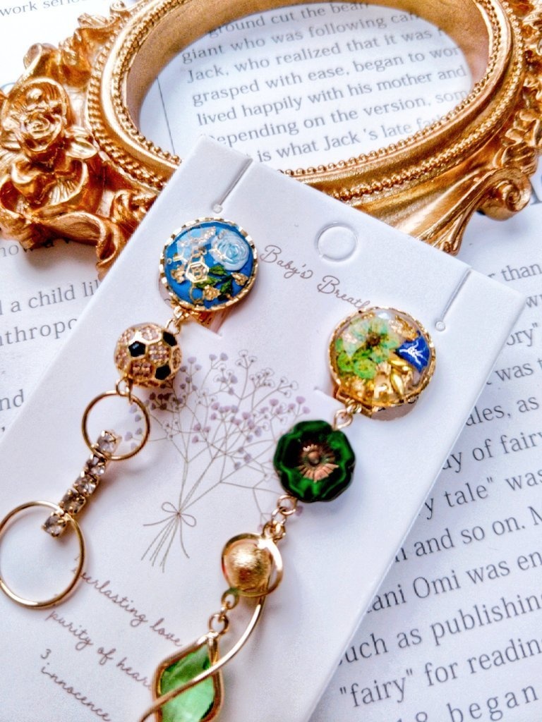 2/12青春エゴイズム頒布予定 非公式 ブルーロック キャラクター モチーフ イヤリングピア