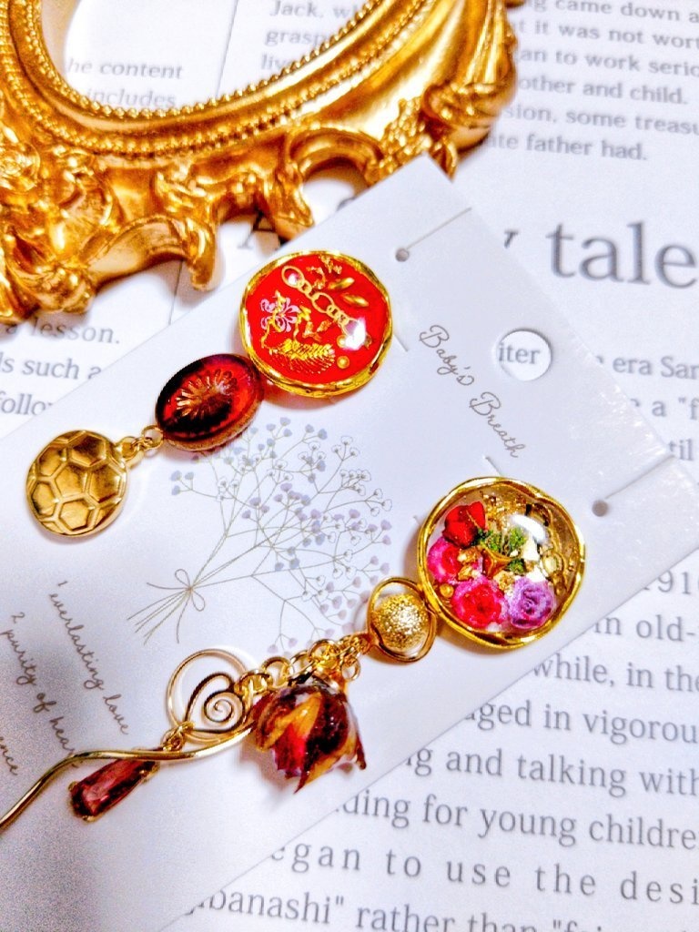 2/12青春エゴイズム頒布予定 非公式 ブルーロック キャラクター モチーフ イヤリングピア