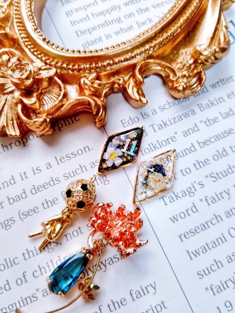 2/12青春エゴイズム頒布予定 非公式 ブルーロック キャラクター モチーフ イヤリングピア