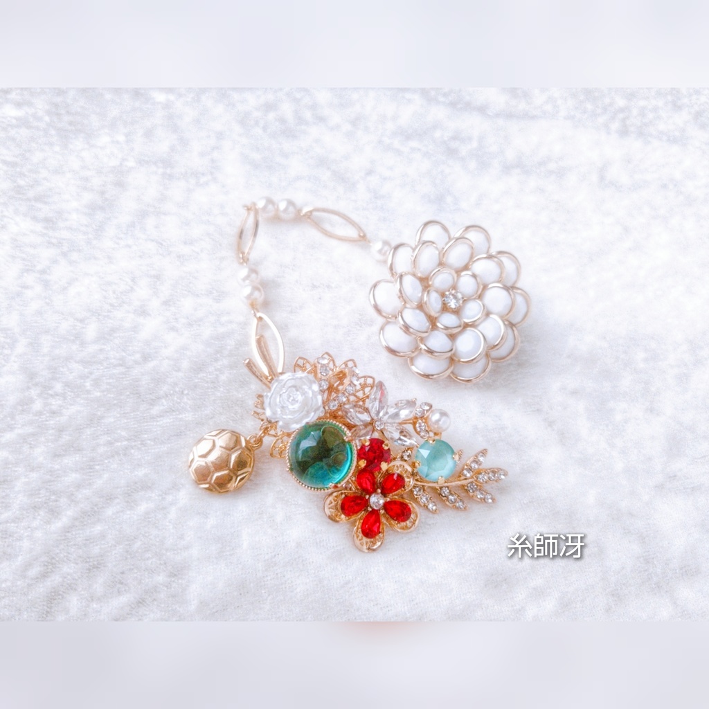 8/27頒布予定 非公式 ブルーロック キャラクターモチーフ 和中華風ストールクリップ