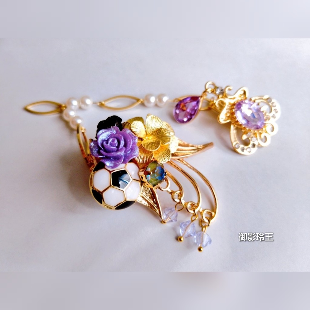 8/27頒布予定 非公式 ブルーロック キャラクターモチーフ 和中華風ストールクリップ