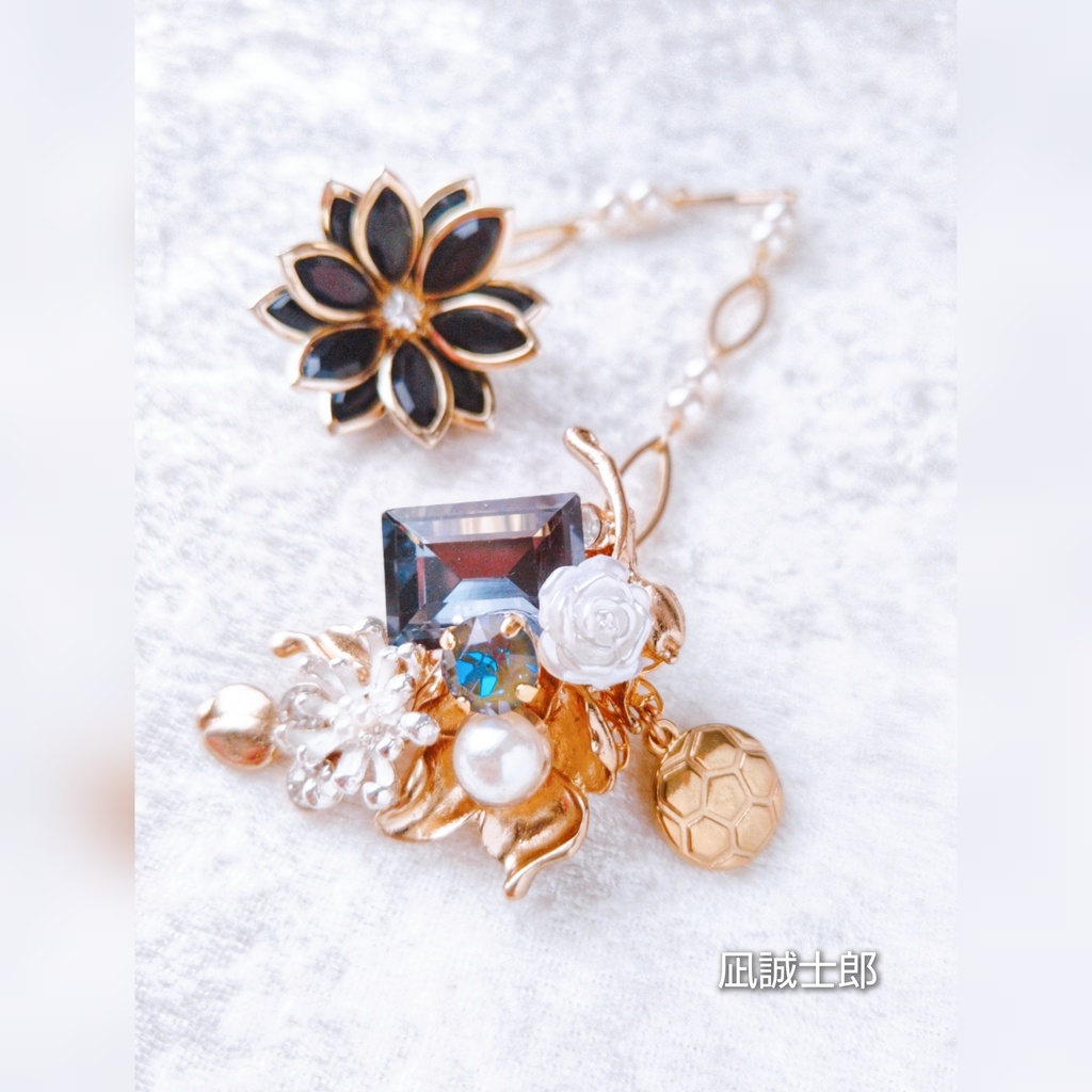 8/27頒布予定 非公式 ブルーロック キャラクターモチーフ 和中華風ストールクリップ