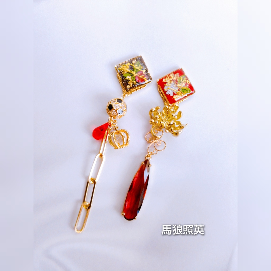 5/4 超青春エゴイズム頒布予定 非公式 ブルーロック キャラクター モチーフ イヤリングピアス