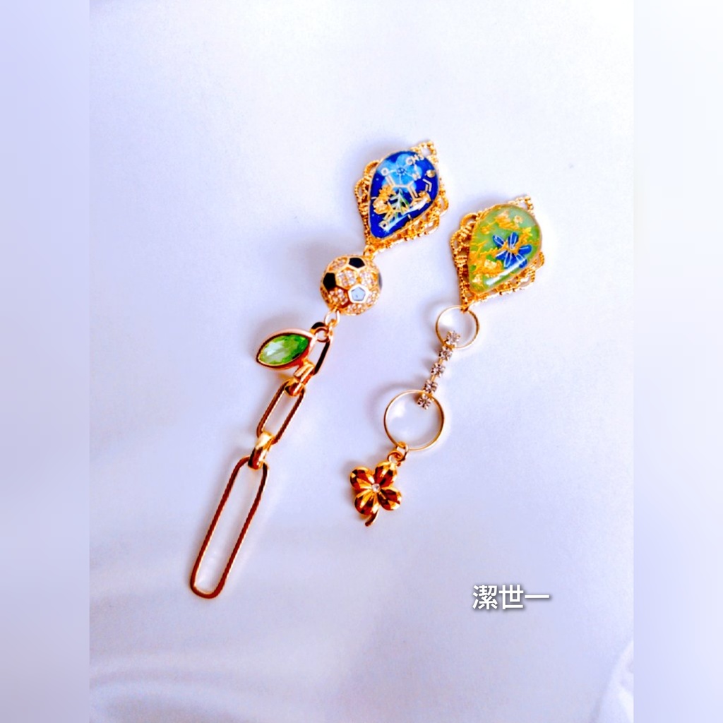 5/4 超青春エゴイズム頒布予定 非公式 ブルーロック キャラクター モチーフ イヤリングピアス