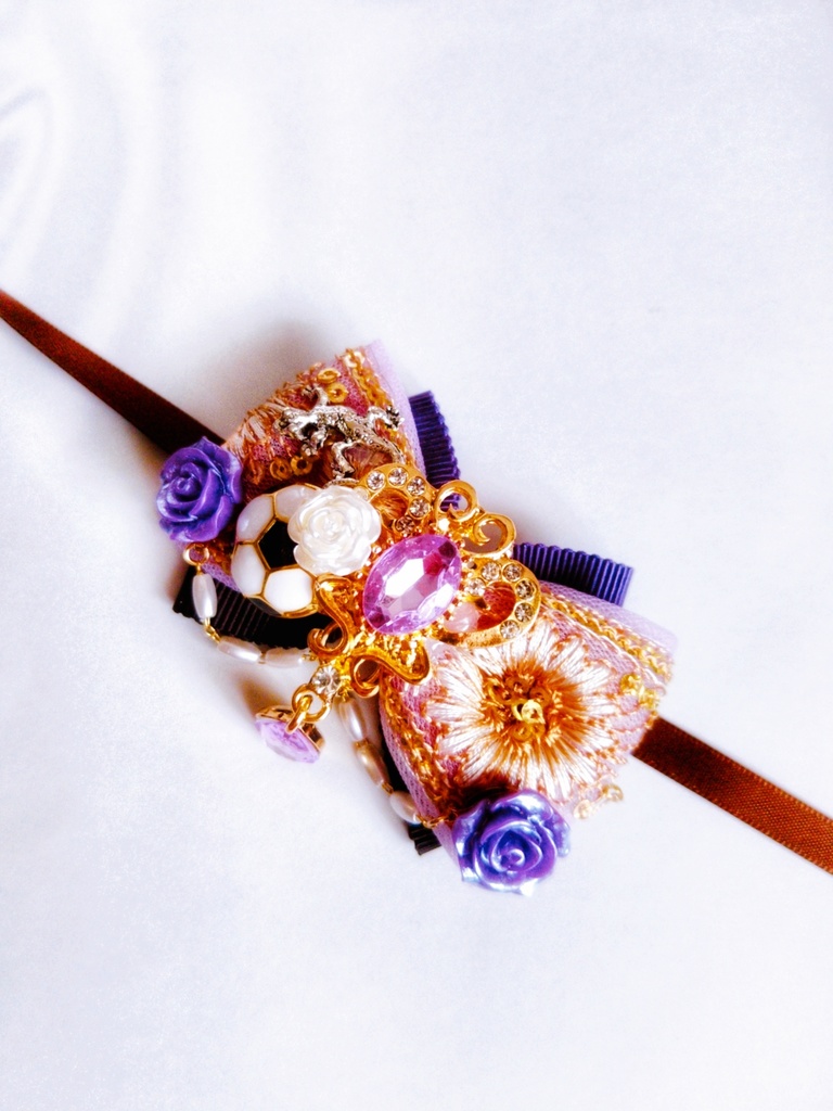 8/27青春エゴイズム頒布予定 非公式 ブルーロック ぬいぐるみ用 大正浪漫風リボンアクセサリー