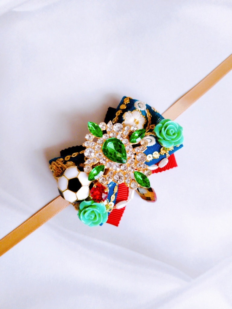 8/27青春エゴイズム頒布予定 非公式 ブルーロック ぬいぐるみ用 大正浪漫風リボンアクセサリー