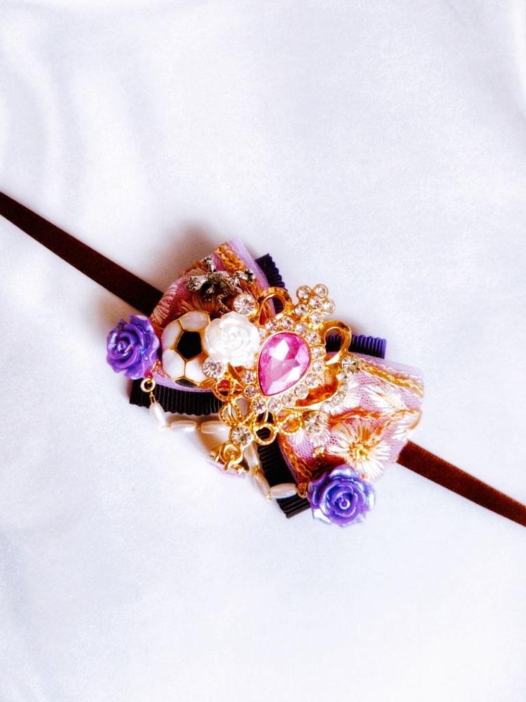 8/27青春エゴイズム頒布予定 非公式 ブルーロック ぬいぐるみ用 大正浪漫風リボンアクセサリー