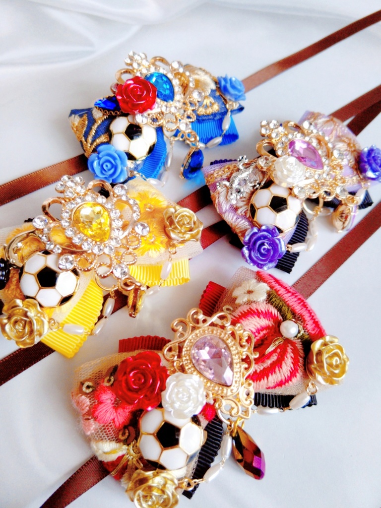 8/27青春エゴイズム頒布予定 非公式 ブルーロック ぬいぐるみ用 大正浪漫風リボンアクセサリー