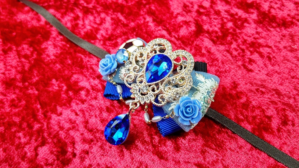 8/27青春エゴイズム頒布予定 非公式 ブルーロック ぬいぐるみ用 大正浪漫風リボンアクセサリー